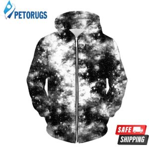 Deep Dark Galaxy Up 3D Hoodie