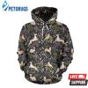 Deer Floral Jungle 3D Hoodie