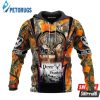 Deer Hunter And Pered Custom Deer Hunter Graphic 3D Hoodie