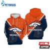 Denver Broncos Nfl Football Big Logo Denver Broncos 3D Hoodie