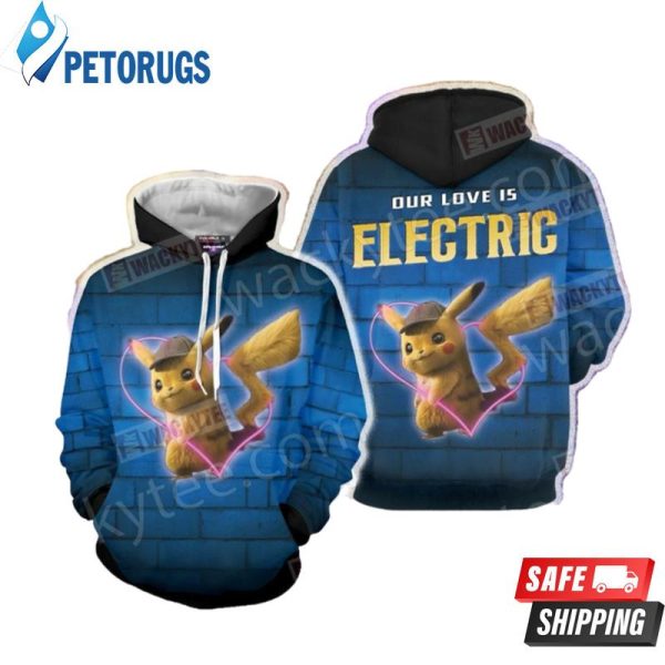 Detective Pikachu New 4006 3D Hoodie