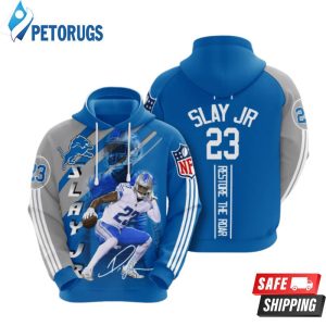 Detroit Lions Darius Slay Jr 3D Hoodie