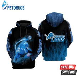 Detroit Lions Nfl Football Lions Smoke Detroit Lions Detroit Lions 3D Hoodie