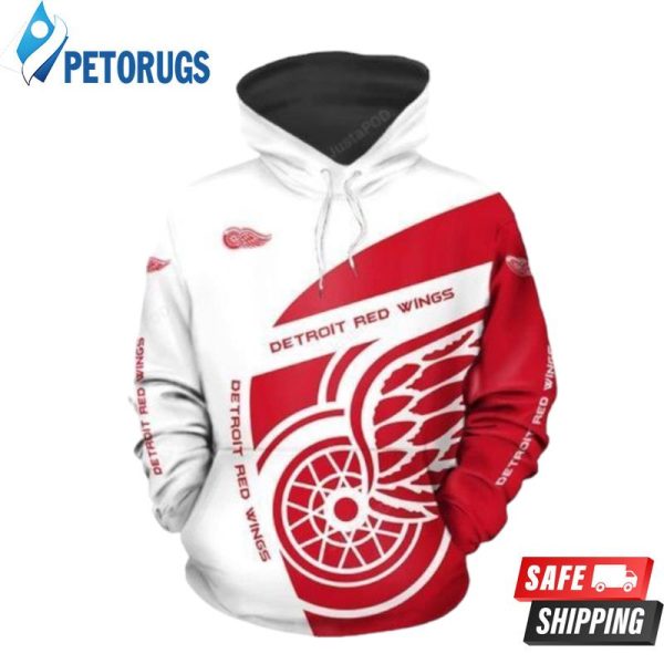 Detroit Red Wings And Pered Custom Detroit Red Wings Graphic 3D Hoodie