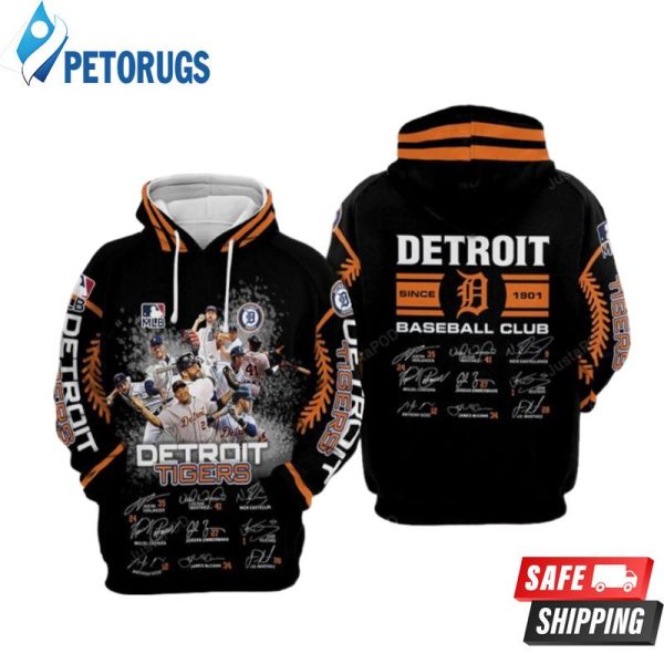 Detroit Tigers Nfl Football Anniversary Detroit Tigers Detroit Tigers 3D Hoodie