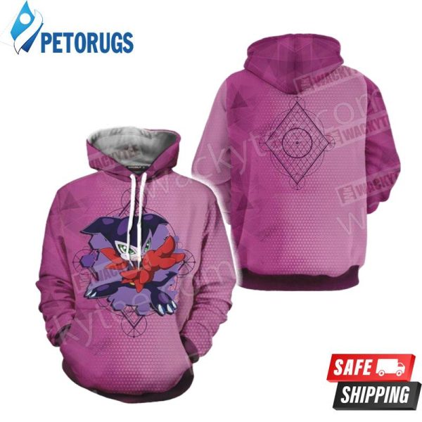 Digimon Impmon Chibi 3986 3D Hoodie