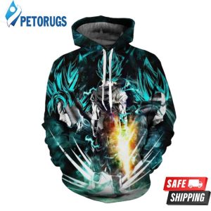 Dragon Ball Z Black Goku And Vegata Csos031 3D Hoodie