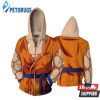 Dragon Ball Z Goku Battle Cosplay 3D Hoodie