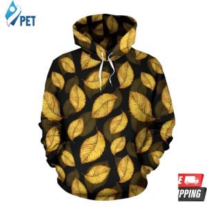 Elm Leave Summer Pattern 3D Hoodie