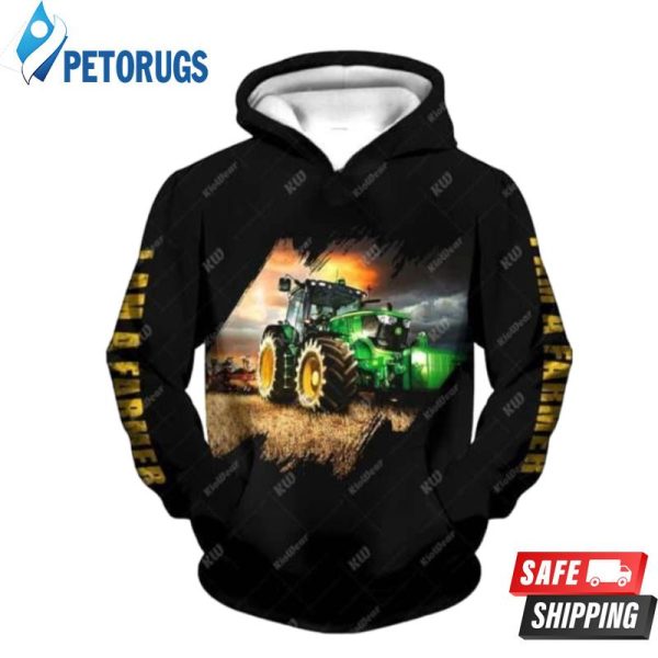 Farm Tractor Work On My Farm 3D Hoodie