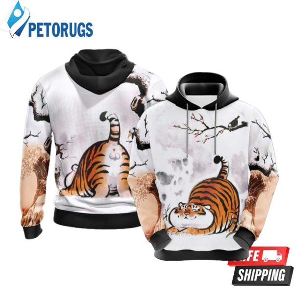 Fat Tiger 591 3D Hoodie