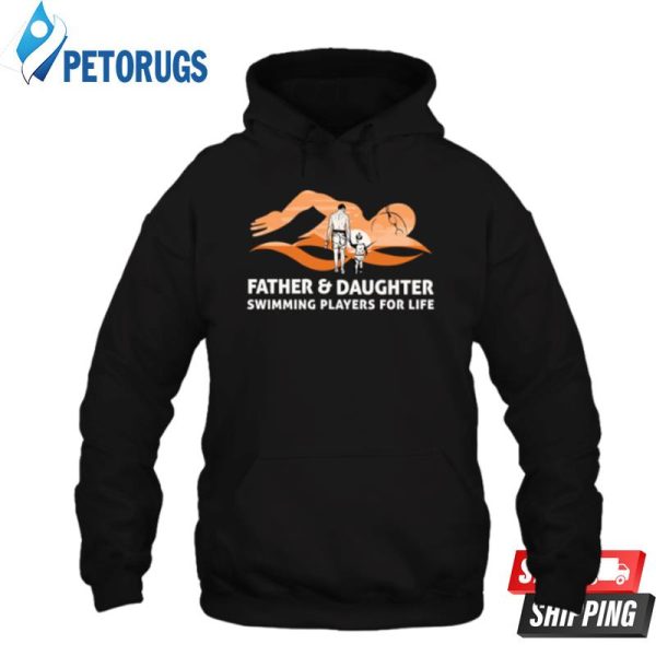 Father And Daughter Swimming Players For Life 3D Hoodie