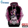 Fight Like A Girl Br East Cancer Poco Loco Sugar Skull Fairy 3D Hoodie