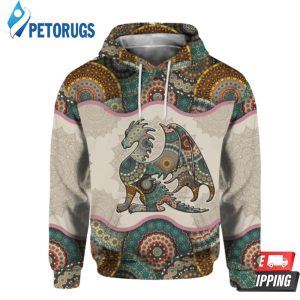 Flying Dragon Mandala Flying Dragon Flying Dragon 3D Hoodie