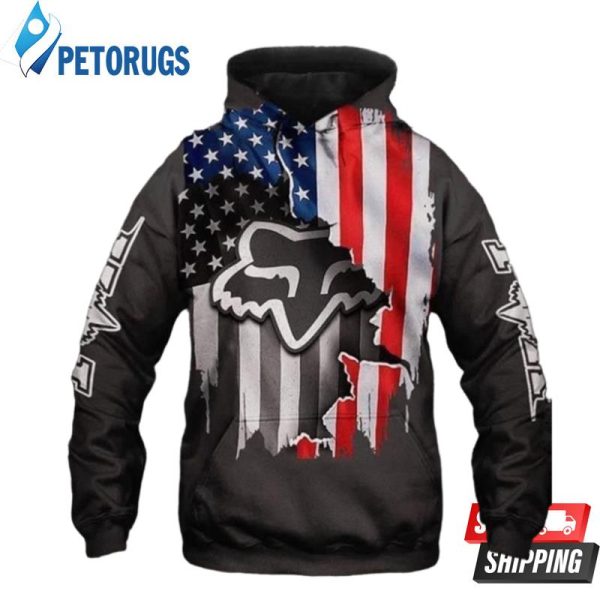 Fox Racing American Flag Layer 3D Hoodie