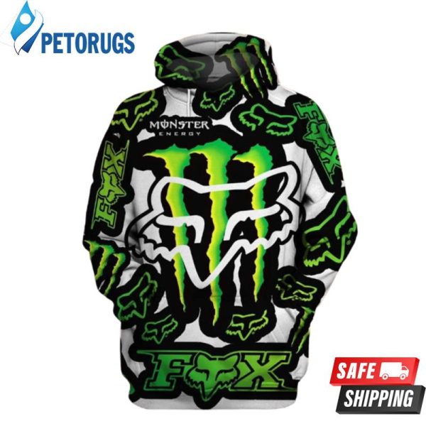 Fox Racing Monster Energy 3D Hoodie