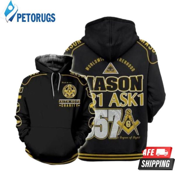 Freemasonry Ds63 For Men And Women 3D Hoodie