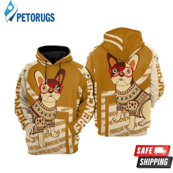 Frenchie Nfl Football Brocade Frenchie Frenchie 3D Hoodie