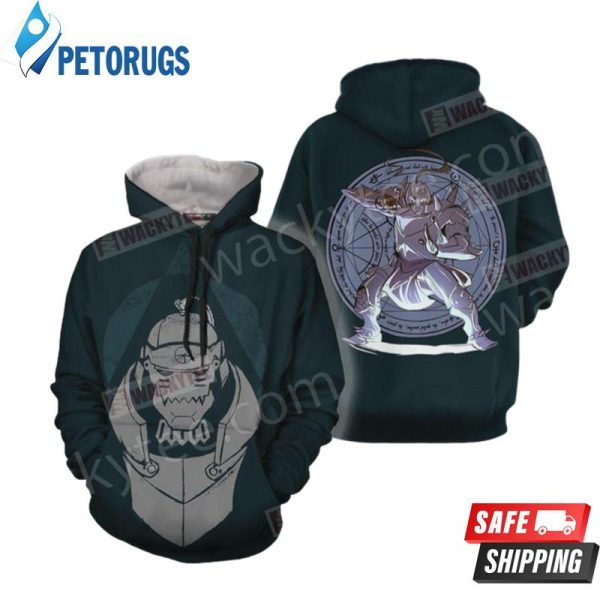 Fullmetal Alchemist Alphonse Elric 4248 3D Hoodie