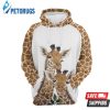 Giraffe Family 3D Hoodie