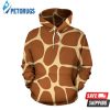 Giraffe Texture 3D Hoodie