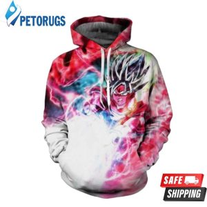 Glowing Attack Goku Dragon Ball 3D Hoodie