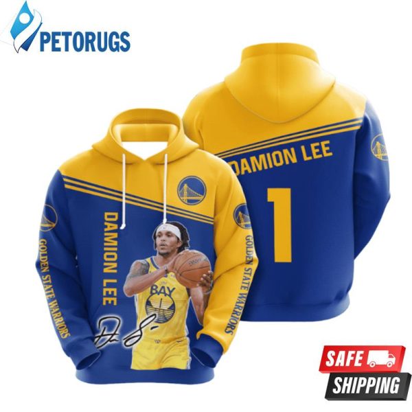 Golden State Warriors Damion Lee 3D Hoodie