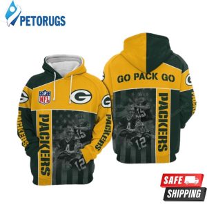 Green Bay Packers Nfl Football Flag American Anniversary Green Bay Packers 3D Hoodie