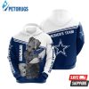 Groot Hold Dallas Cowboys 3D Hoodie