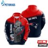 Groot Hold New England Patriots 3D Hoodie