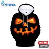 Halloween Black Pumpkin 3D Hoodie