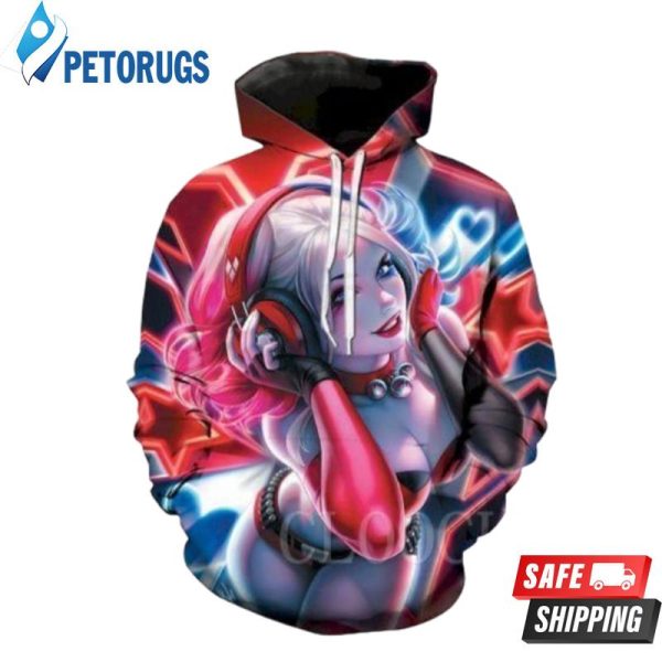 Harley Quinn 3D Hoodie