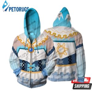 Hatsune Miku Snow Miku Cosplay 3D Hoodie