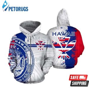 Hawaii Flag Mystic Style 3D Hoodie