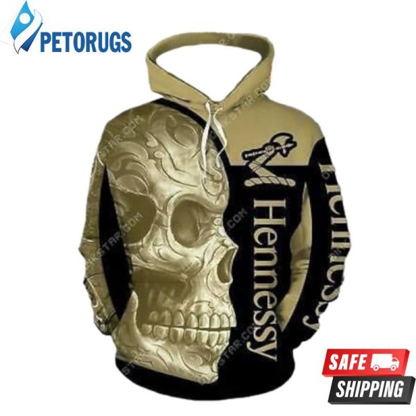 Hennessy Skull 3D Hoodie