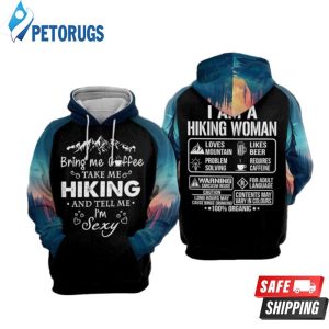 Hiking Woman 3D Hoodie