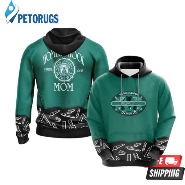 Homeschool Mom Family 2696 3D Hoodie