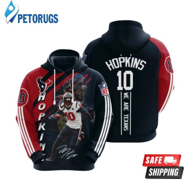 Houston Texans Deandre Hopkins 3D Hoodie