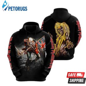 Iron Maiden Limited Edition Black Iron Maiden Iron Maiden 3D Hoodie