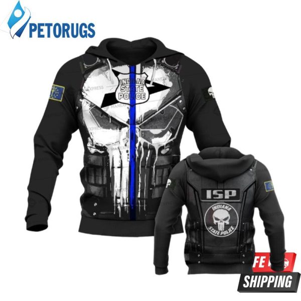 Isp Indiana Police 3D Hoodie