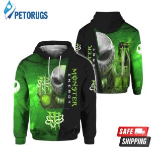 Jack Skellington Monster Energy 3D Hoodie