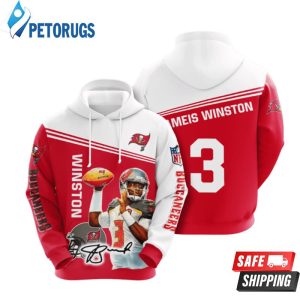 Jameis Winston 3 Tampa Bay Buccaneers 3D Hoodie