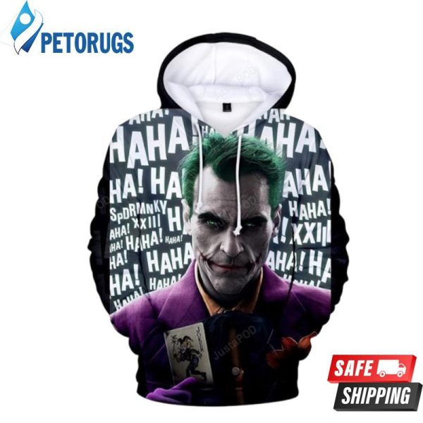 Joaquin Phoenix Joker 3D Hoodie