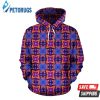 Kaleidoscope Purple Orange 3D Hoodie