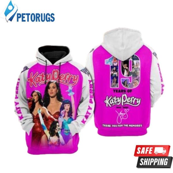 Katy Perry 19Th Anniversary And Pered Custom Katy Perry Graphic 3D Hoodie