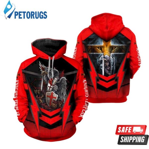 Knights Templar 3D Hoodie