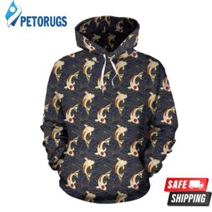 Koi Carp Japanese Themed 3D Hoodie