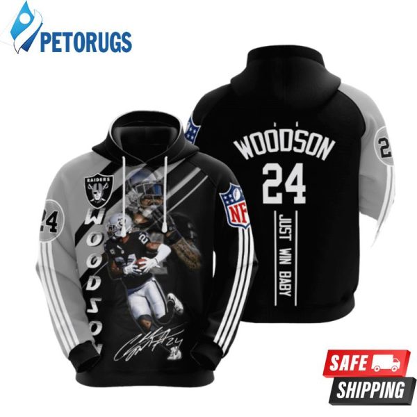 Las Vegas Raiders Charles Woodson 3D Hoodie