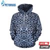 Leopard Blue Skin 3D Hoodie