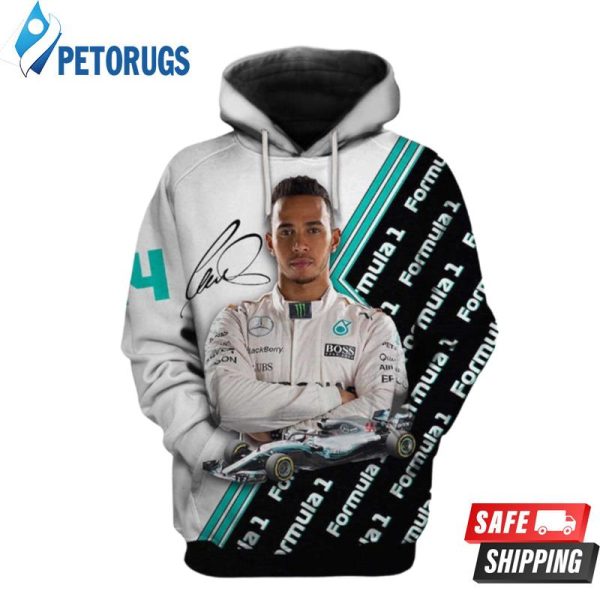 Lewis Hamilton F1 3D Hoodie